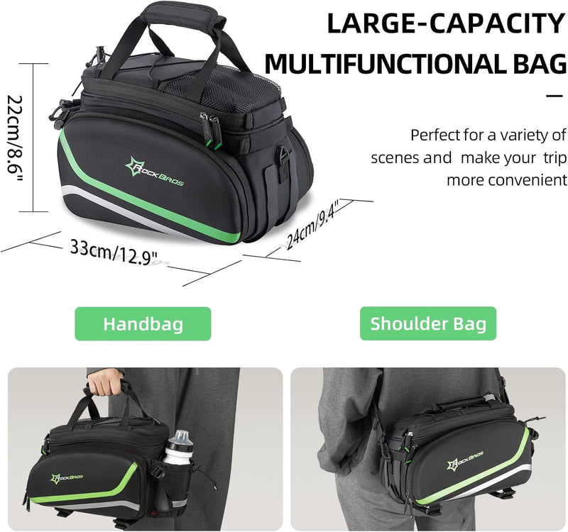 Load image into Gallery viewer, ROCKBROS Bike Panniers for Bicycle Trunk Bag 17L-45L bag Waterproof
