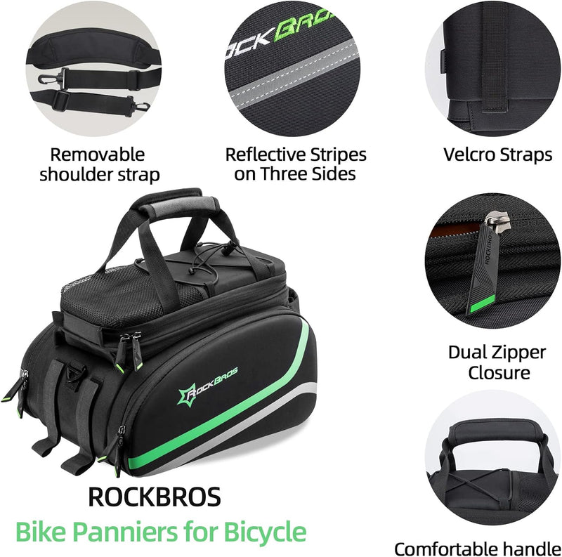 Load image into Gallery viewer, ROCKBROS Bike Panniers for Bicycle Trunk Bag 17L-45L bag Waterproof
