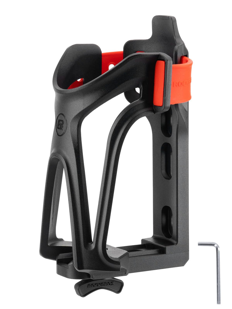 Load image into Gallery viewer, ROCKBROS Adjustable Water Bottle Holder for 2.3-3" Bottles, Bike &amp; Motorcycle Mount

