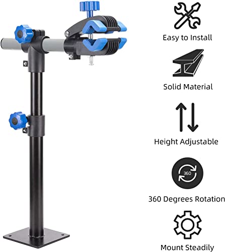 Load image into Gallery viewer, Bike Repair Stand Wall Workbench Mount Rack Height Adjustable
