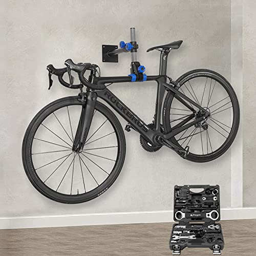 Load image into Gallery viewer, Bike Repair Stand Wall Workbench Mount Rack Height Adjustable
