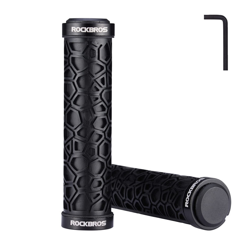 Load image into Gallery viewer, ROCKBROS Bike Handlebar Grips Double Lock-on Non-Slip Grips for MTB, BMX 22.2mm
