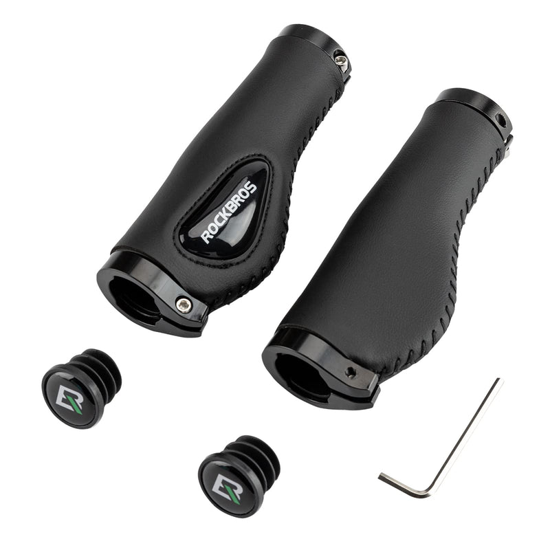 Load image into Gallery viewer, ROCKBROS Bike Handle Grips Ergonomics Design Soft Gel Dual Lock
