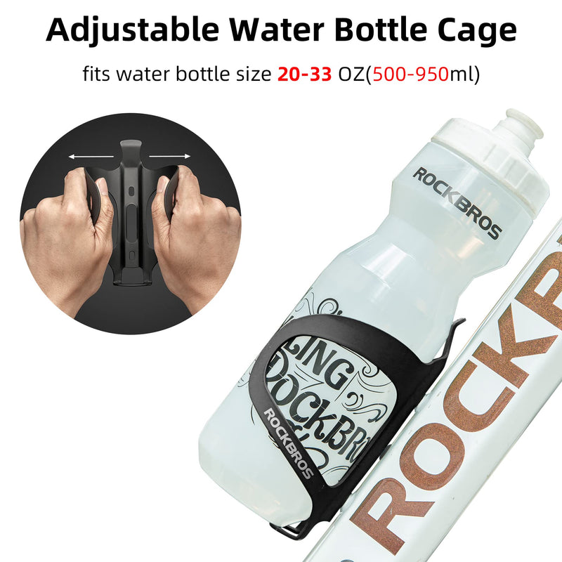 Load image into Gallery viewer, ROCKBROS Lightweight Alloy Aluminum Bike Water Bottle Cage - Secure Hold Bicycle Bottle Bracket
