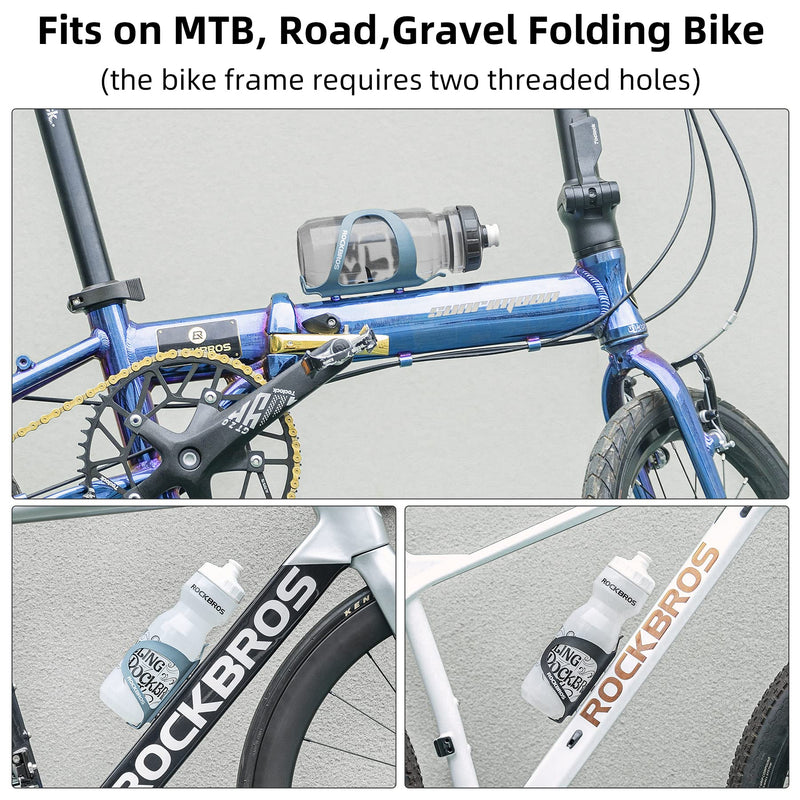 Load image into Gallery viewer, ROCKBROS Lightweight Alloy Aluminum Bike Water Bottle Cage - Secure Hold Bicycle Bottle Bracket
