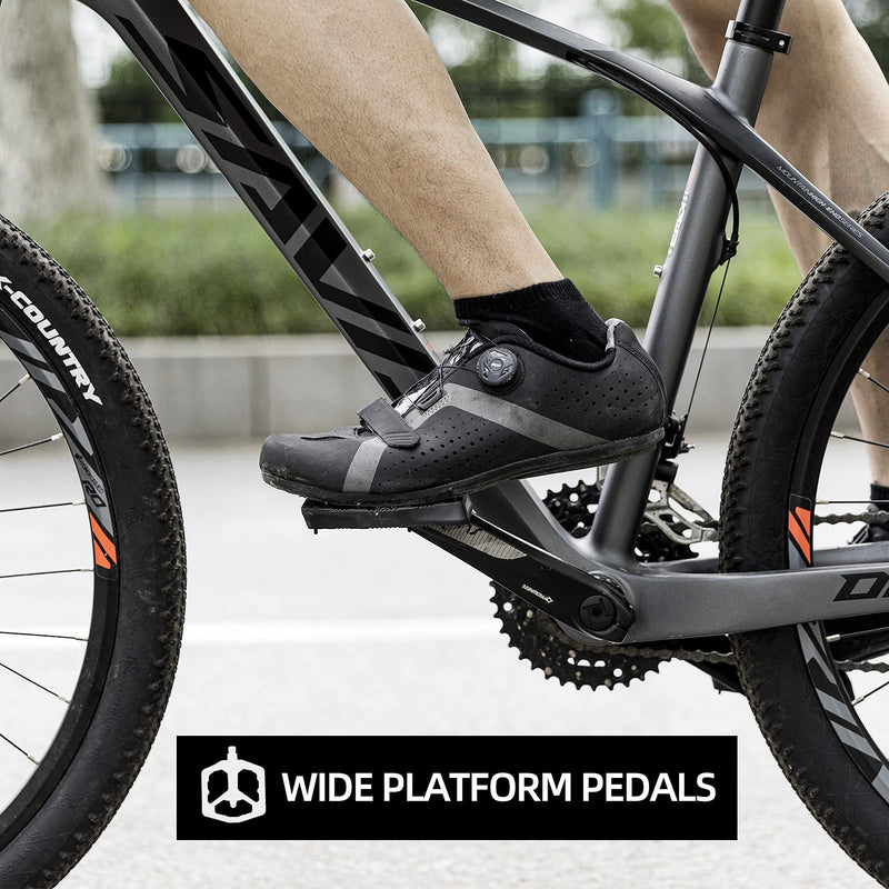 Load image into Gallery viewer, ROCKBROS Mountain Bike Pedals Flat MTB Pedals Nylon Fiber Bicycle Platform Pedals
