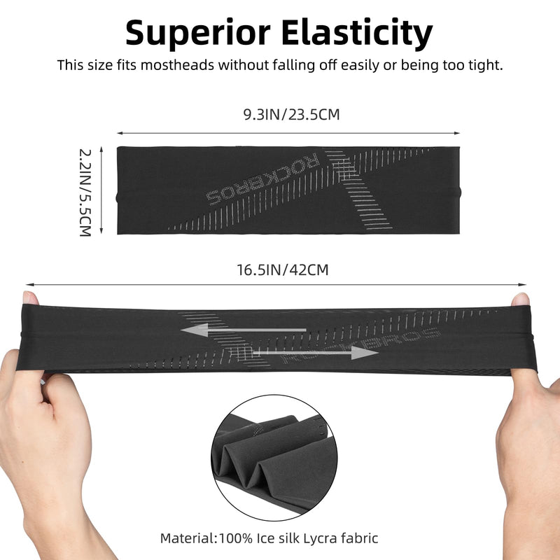 Load image into Gallery viewer, ROCKBROS Elastic Non-Slip Headband for Men Women Soft Sweatband for Running, Yoga Workouts
