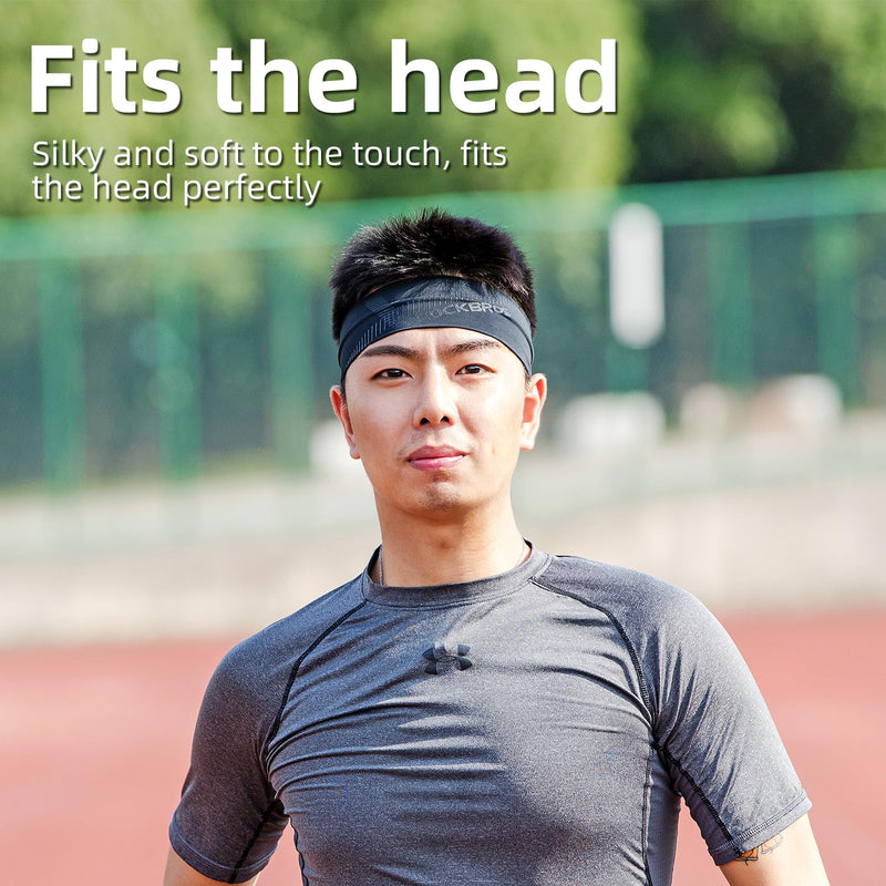 Load image into Gallery viewer, ROCKBROS Elastic Non-Slip Headband for Men Women Soft Sweatband for Running, Yoga Workouts
