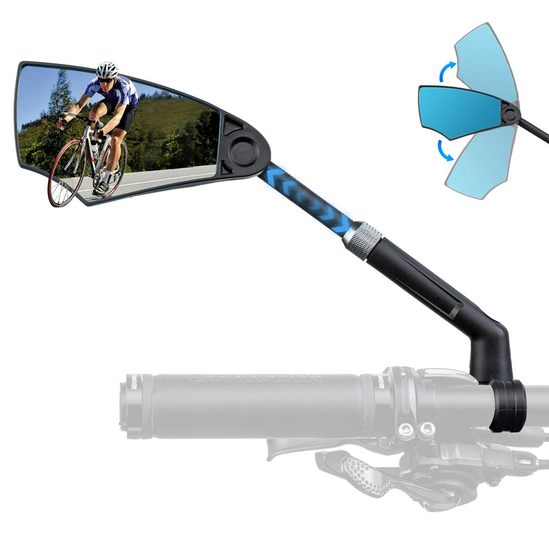 Load image into Gallery viewer, ROCKBROS 360° Adjustable Handlebar Bike Mirror with Anti-Glare Glass
