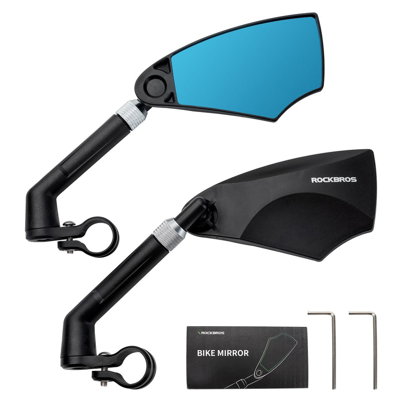 Load image into Gallery viewer, ROCKBROS 360° Adjustable Handlebar Bike Mirror with Anti-Glare Glass

