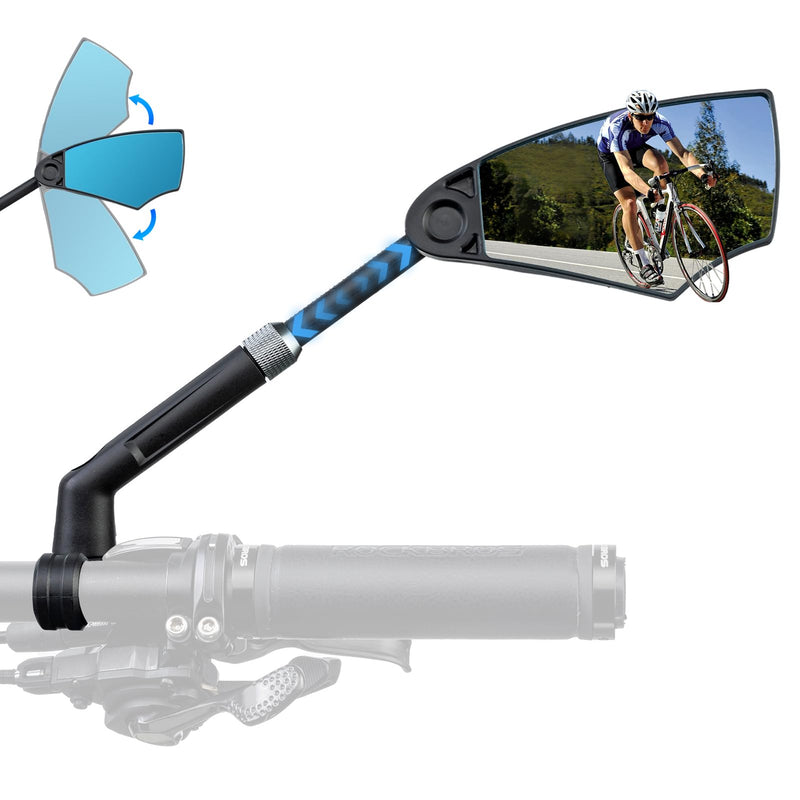 Load image into Gallery viewer, ROCKBROS 360° Adjustable Handlebar Bike Mirror with Anti-Glare Glass
