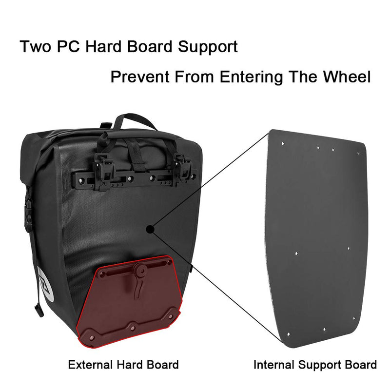 Load image into Gallery viewer, ROCKBROS Waterproof 27L Large Capacity Bike Rear Rack Bicycle Pannier Bag Waterproof
