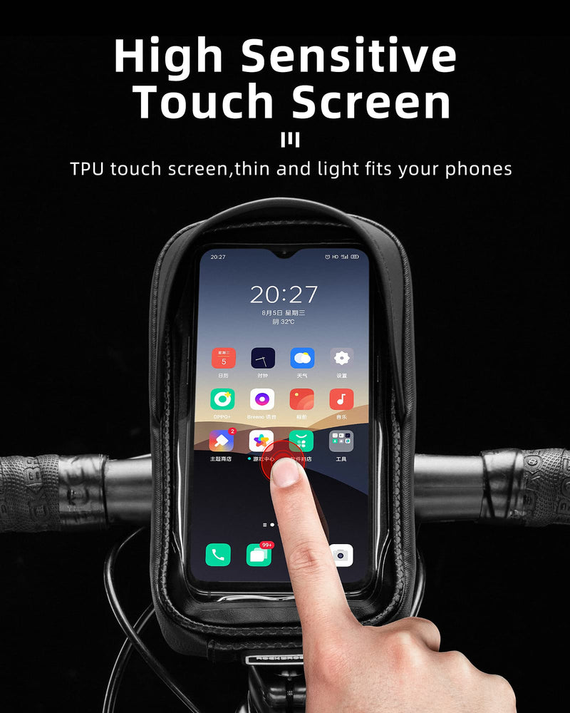 Load image into Gallery viewer, ROCKBROS Bike Front Frame HandlebarWaterproof Bag below 6.5"
