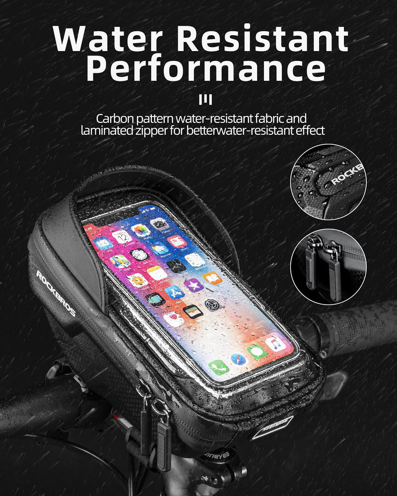 Load image into Gallery viewer, ROCKBROS Bike Front Frame HandlebarWaterproof Bag below 6.5"
