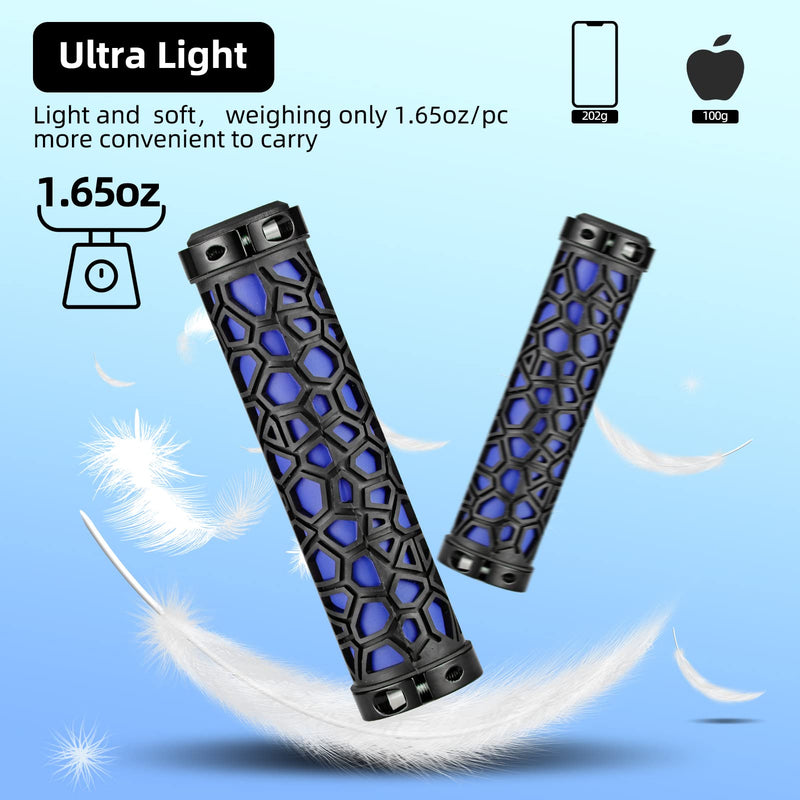 Load image into Gallery viewer, ROCKBROS Bike Handlebar Grips Double Lock-on Non-Slip Grips for MTB, BMX 22.2mm
