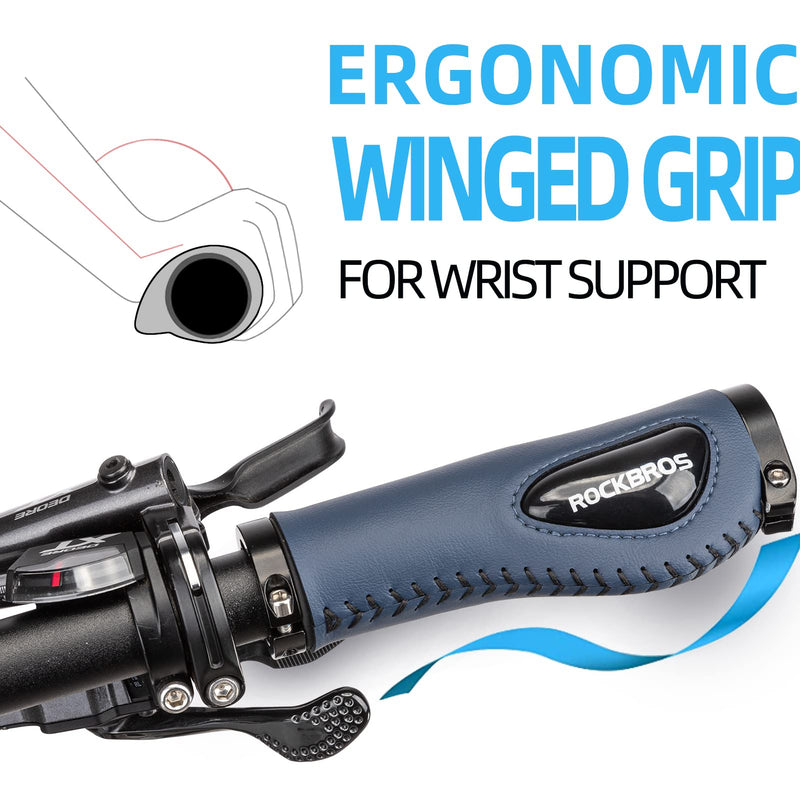 Load image into Gallery viewer, ROCKBROS Bike Handle Grips Ergonomics Design Soft Gel Dual Lock
