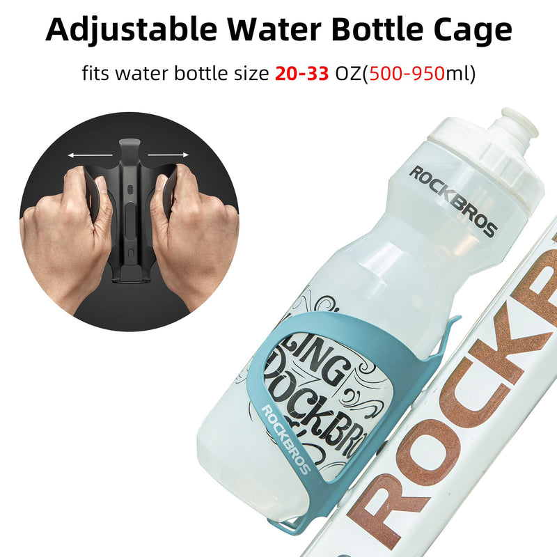 Load image into Gallery viewer, ROCKBROS Lightweight Alloy Aluminum Bike Water Bottle Cage - Secure Hold Bicycle Bottle Bracket
