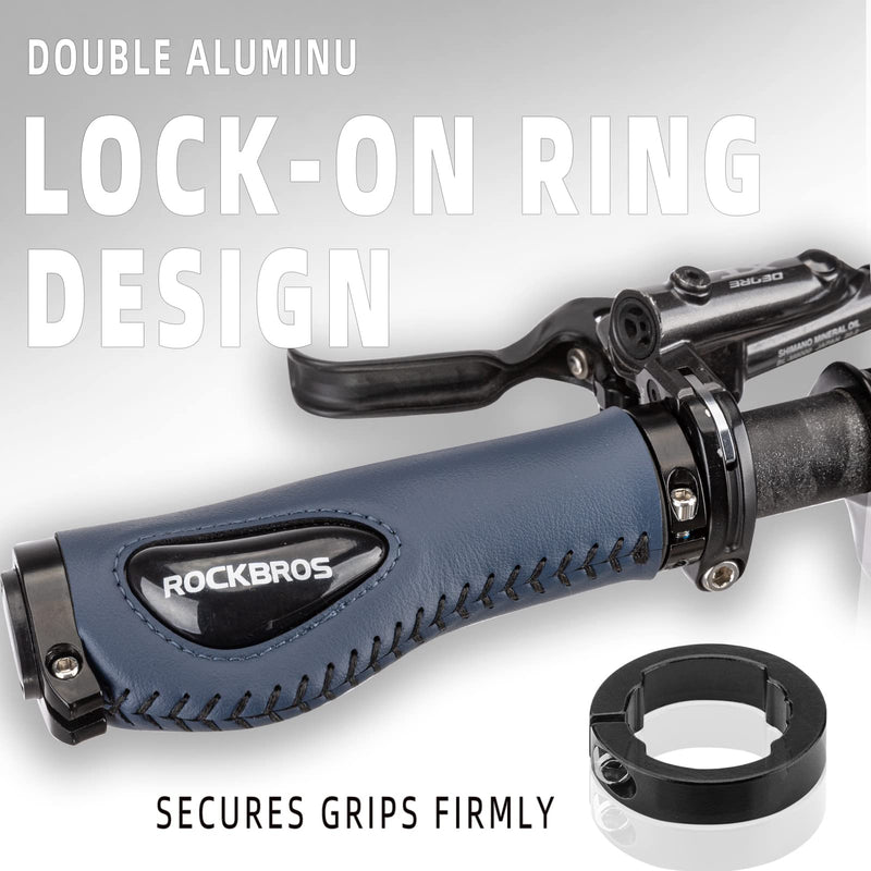 Load image into Gallery viewer, ROCKBROS Bike Handle Grips Ergonomics Design Soft Gel Dual Lock
