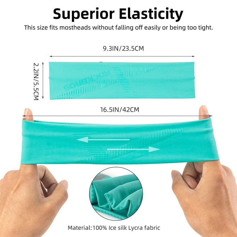 Load image into Gallery viewer, ROCKBROS Elastic Non-Slip Headband for Men Women Soft Sweatband for Running, Yoga Workouts
