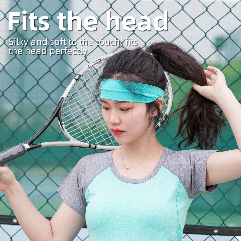 Load image into Gallery viewer, ROCKBROS Elastic Non-Slip Headband for Men Women Soft Sweatband for Running, Yoga Workouts
