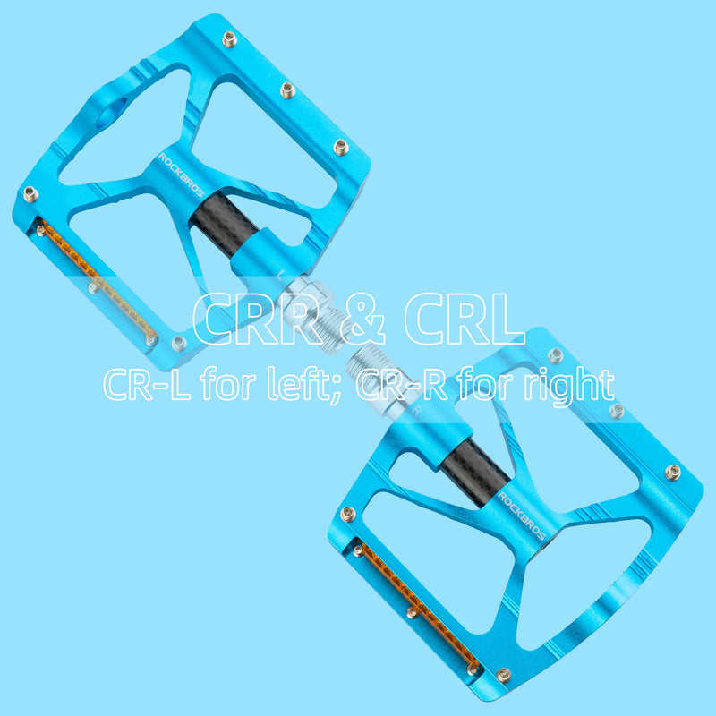 Load image into Gallery viewer, ROCKBROS Mountain Bike Pedals MTB Reflective Pedals CNC Non-Slip Lightweight Aluminum Alloy Bicycle Pedals
