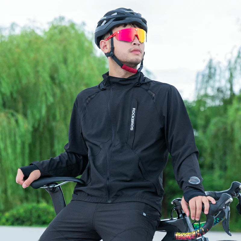 Load image into Gallery viewer, ROCKBROS Men's Softshell Jacket &amp; Pants Breathable Cycling Suit
