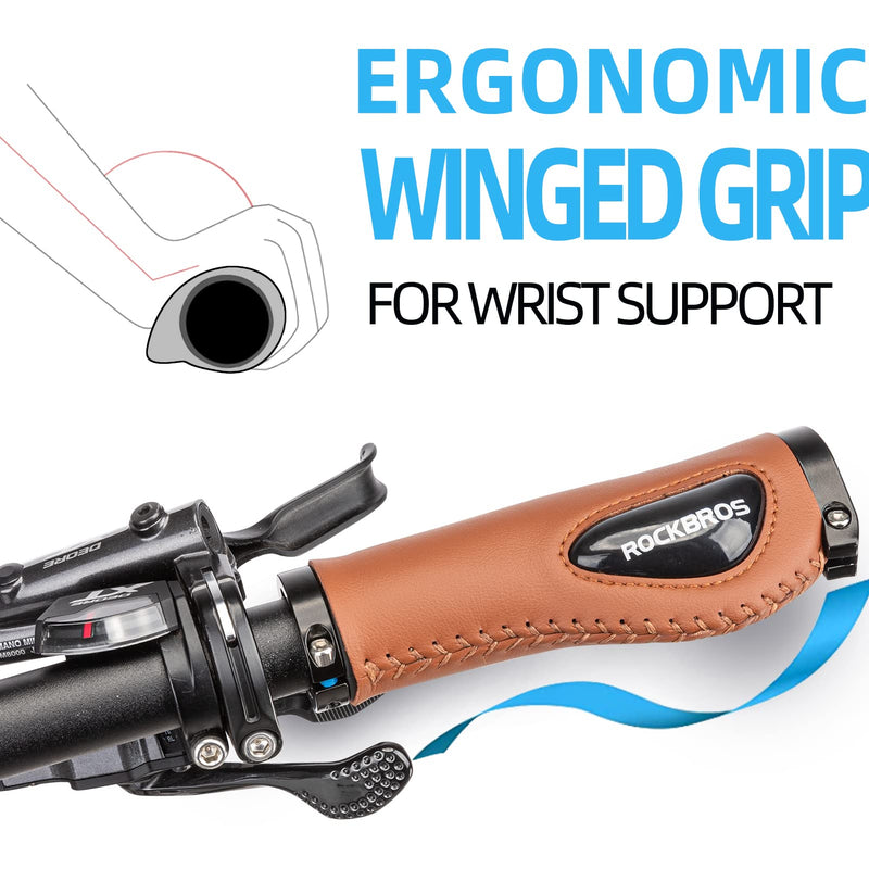 Load image into Gallery viewer, ROCKBROS Bike Handle Grips Ergonomics Design Soft Gel Dual Lock
