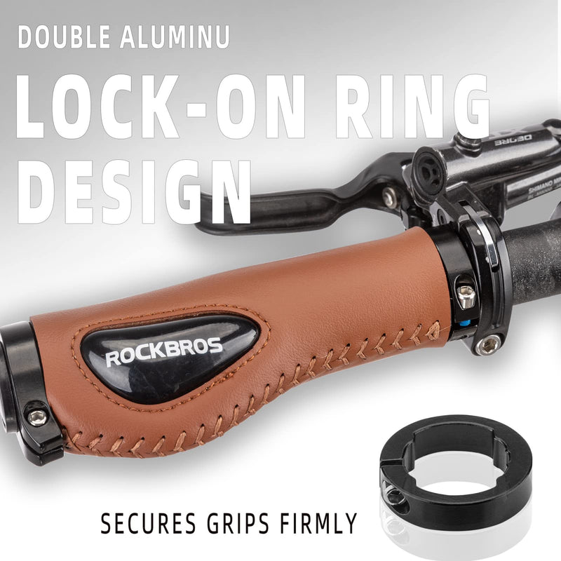 Load image into Gallery viewer, ROCKBROS Bike Handle Grips Ergonomics Design Soft Gel Dual Lock
