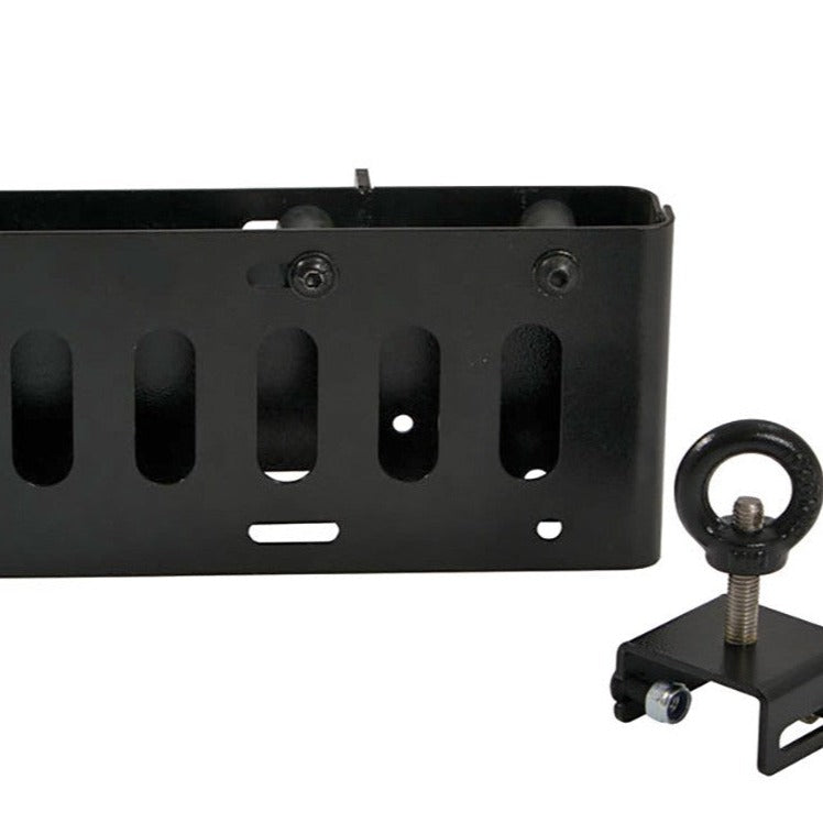 Load image into Gallery viewer, Front Runner Axe Bracket in black with mounting hardware, designed for vehicle axe storage solutions.
