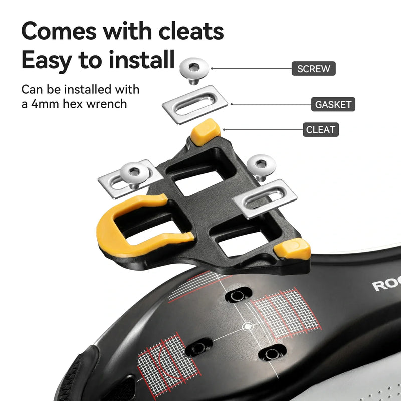 Load image into Gallery viewer, Carbon Fiber SPD Clipless Road Bike Pedals 9/16'' 180g Titanium Alloy Axle
