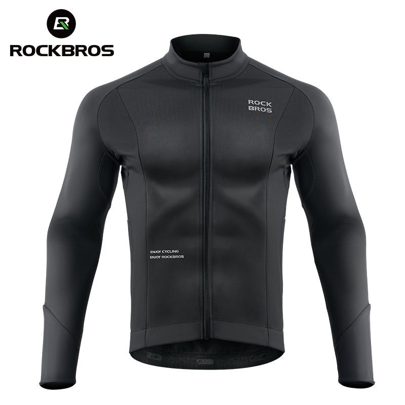 Load image into Gallery viewer, Cycling Long Sleeve Fleece Jersey for 32°F–50°F

