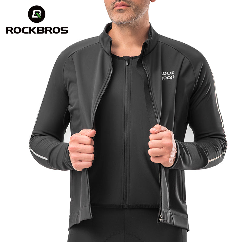 Load image into Gallery viewer, Cycling Long Sleeve Fleece Jersey for 32°F–50°F
