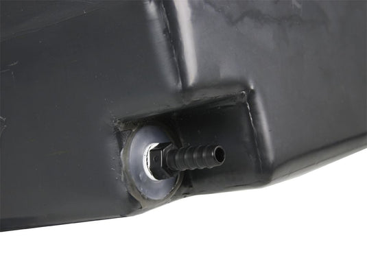 Close-up of the spout connection on a Front Runner Footwell Water Tank showing the detail and quality of the fixture.