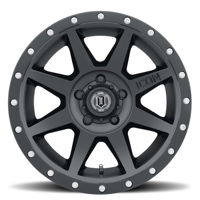 Load image into Gallery viewer, ICON Vehicle Dynamics Rebound wheel in Satin Black finish
