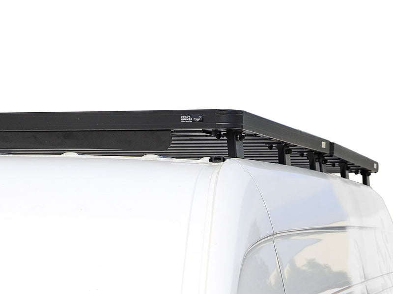 Load image into Gallery viewer, Front Runner Slimline II roof rack kit installed on a 2006-current Mercedes Benz Sprinter van
