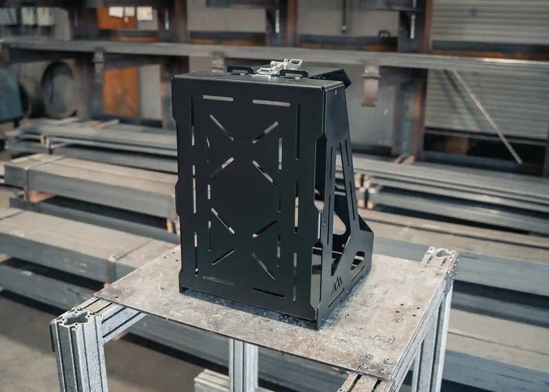 Load image into Gallery viewer, Jerry's Can Holder - Dual Universal Jerry Can Carrier
