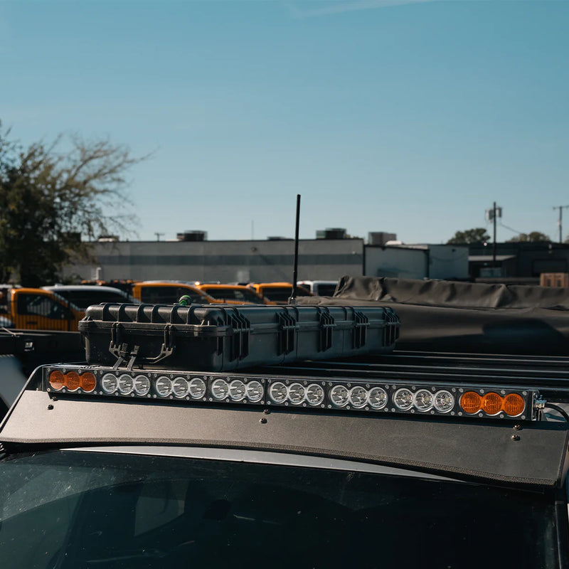 Load image into Gallery viewer, Cali Raised LED Dual Function Light Bar Sherpa Roof Rack Mounting Bracket Kit
