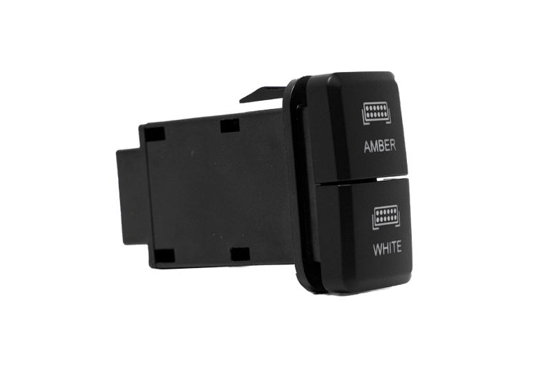 Load image into Gallery viewer, Dual Function Toyota OEM Style "AMBER &amp; WHITE" Switch Tall Style
