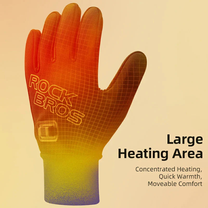 Load image into Gallery viewer, Winter Heated Gloves USB Rechargeable
