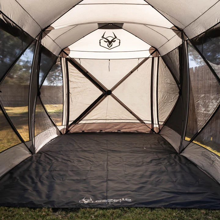 Load image into Gallery viewer, Gazelle Tents Tandem 6-Sided Gazebo Footprint

