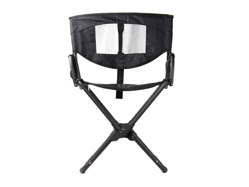 Load image into Gallery viewer, Front Runner Expander Camping Chair with black fabric and compact, durable frame, ideal for outdoor activities and portable seating solutions.
