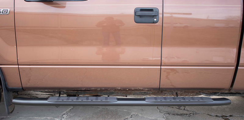 Load image into Gallery viewer, &quot;Fishbone Offroad 5 Inch Oval Side Steps on 2009-2014 Ford F-150 Extended Super Cab&quot;
