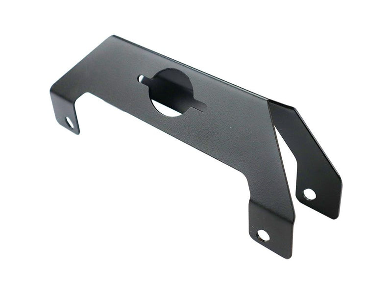 Load image into Gallery viewer, Front Runner Rack Handle Bracket on white background, durable black metal mounting accessory for vehicle storage solutions.
