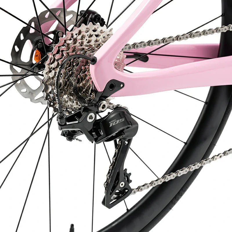 Load image into Gallery viewer, PGZ - Carbon Fiber Road Bike – Pink
