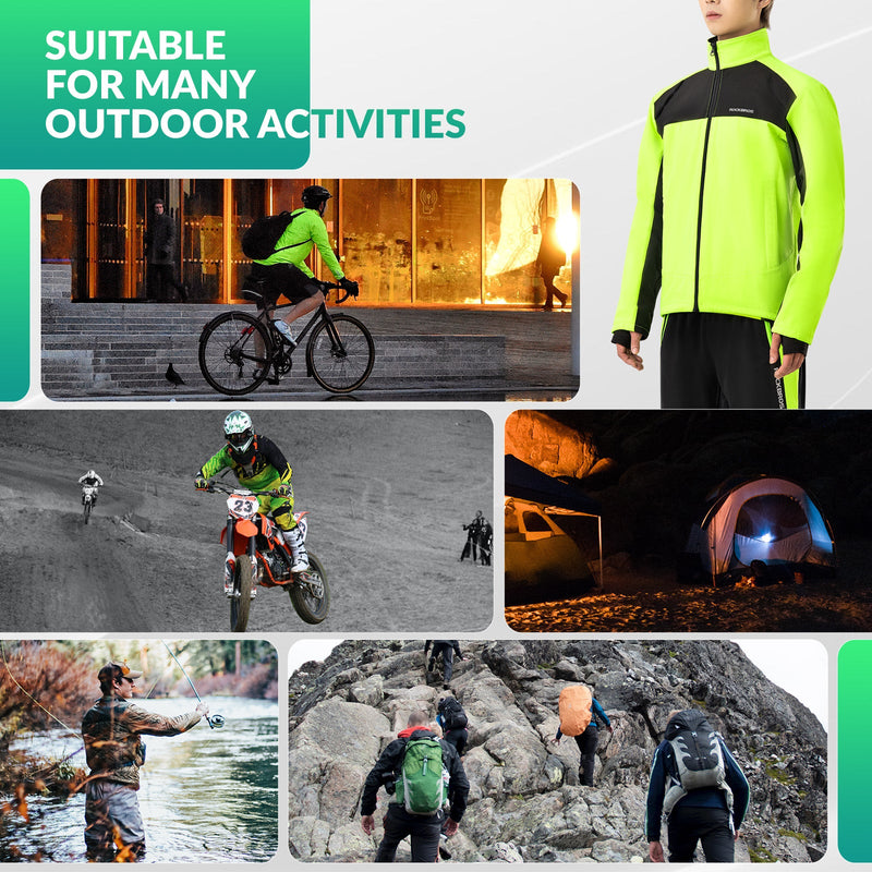 Load image into Gallery viewer, Cycling Jacket Pants Winter Suit Fluorescent Green
