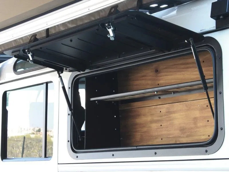 Load image into Gallery viewer, Front Runner Land Rover Defender (1983-2016) Gullwing Window / Aluminium

