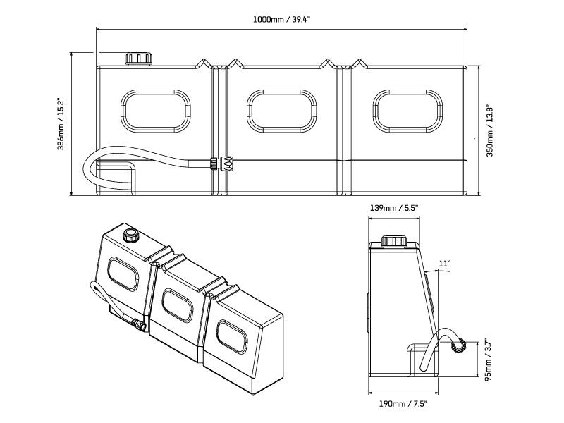 Load image into Gallery viewer, Front Runner Slanted Water Tank
