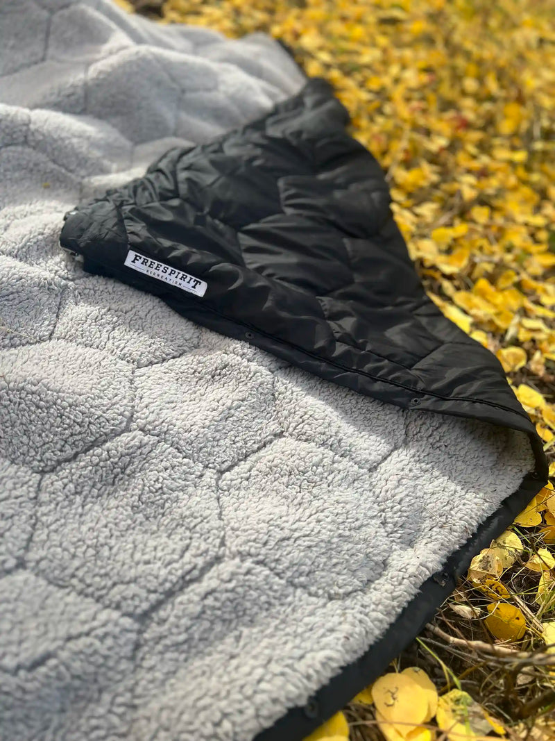 Load image into Gallery viewer, Anywhere Poncho/Puff Blanket - Clearance
