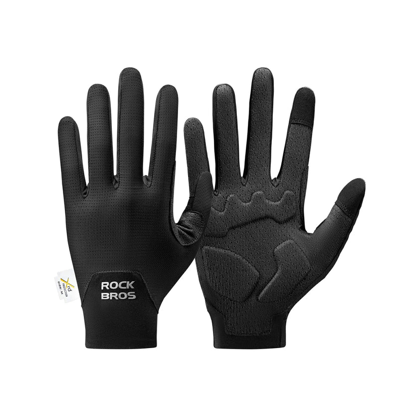 Load image into Gallery viewer, Full Finger Bike Gloves Breathable Touch screen with PORON® XRD Cushioning
