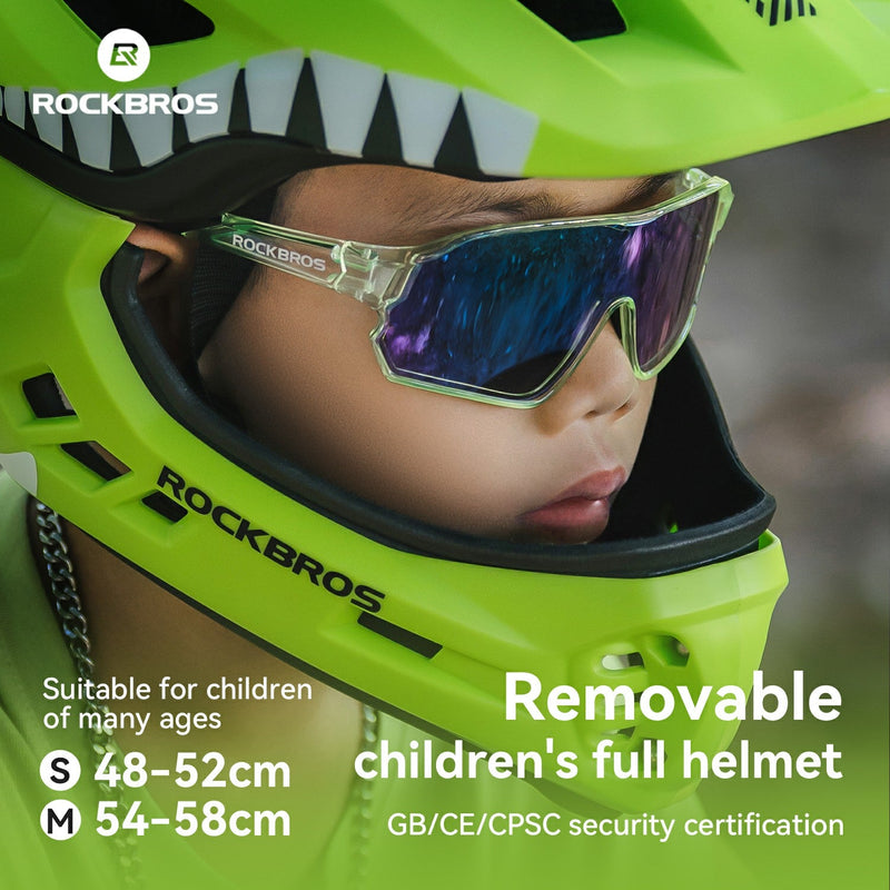 Load image into Gallery viewer, Kids Full-Face Bike Helmet Cartoon for Boys and Girls
